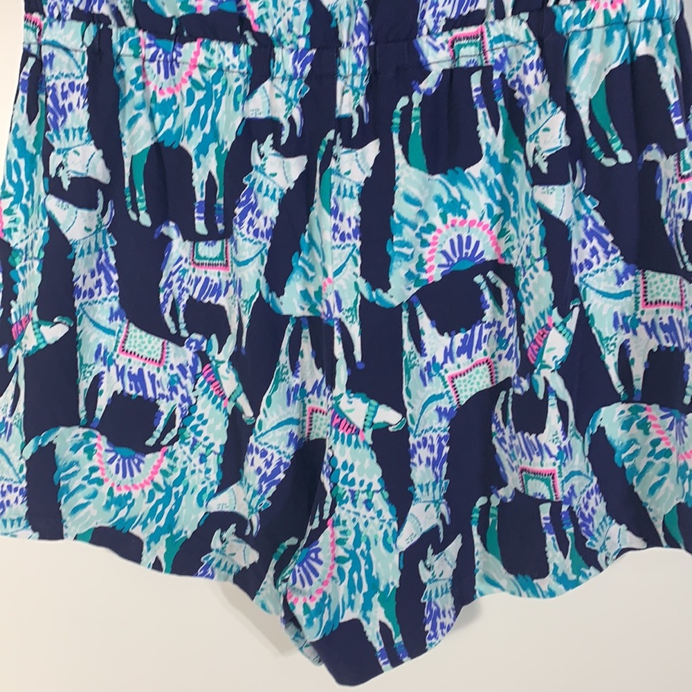 Lilly Pulitzer Lana Romper Alpaca My Bags - Picture 7 of 9